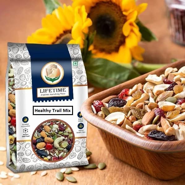 Pista Roasted (PISTACHIOS) & Healthy Trail Mix Combo Pack - 450gm x 2