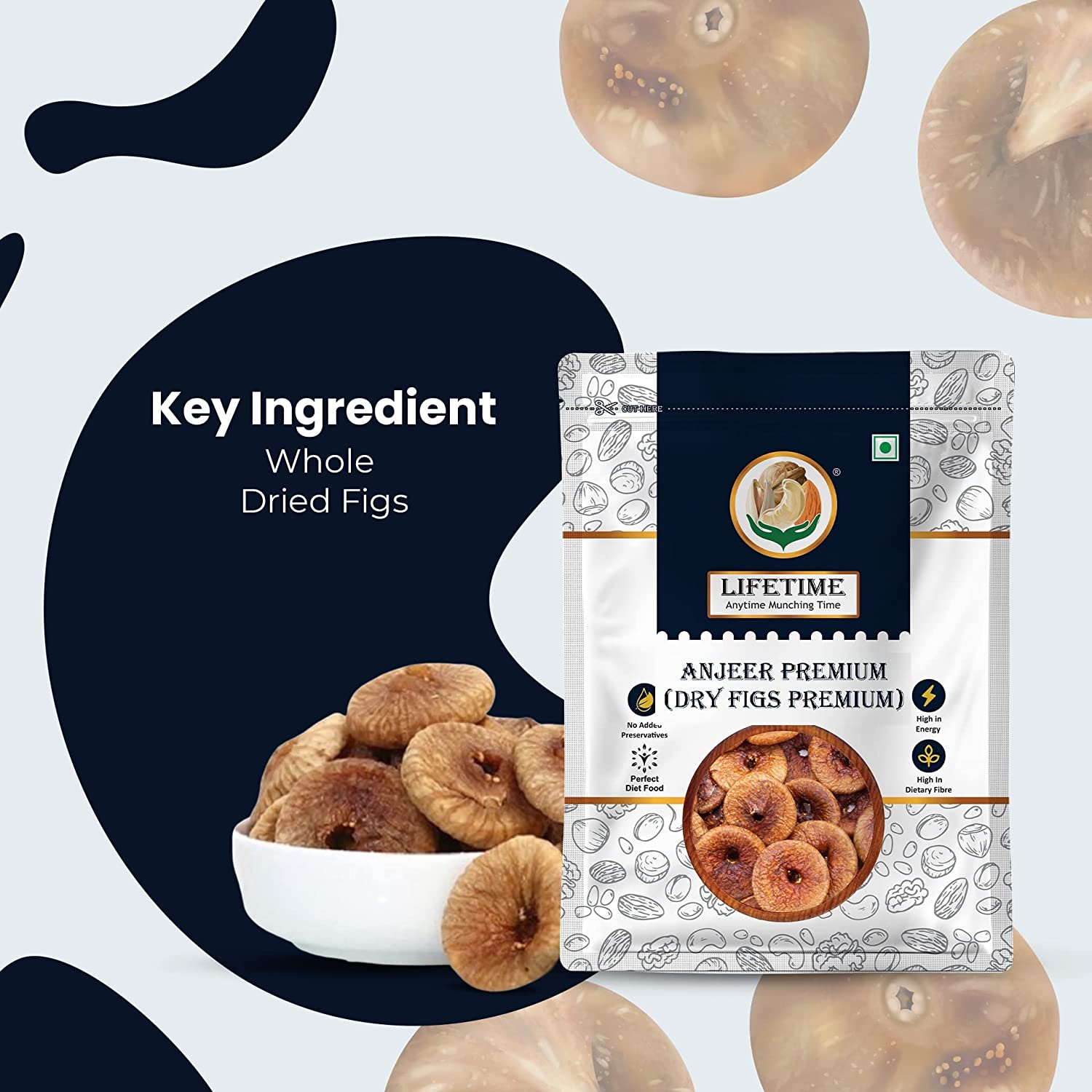 Premium Anjeer (Dry Figs Premium) 450g