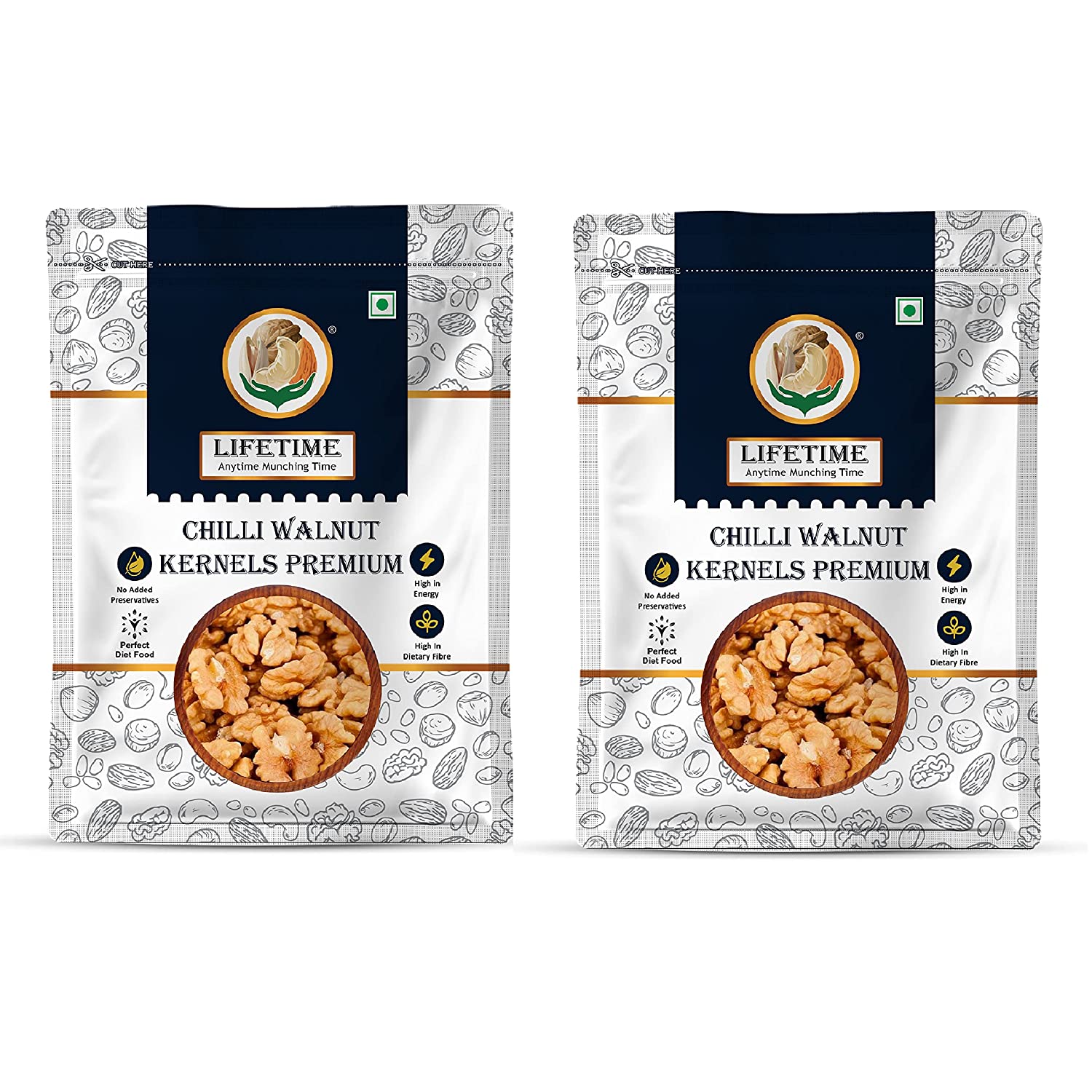 Chilli Walnut Kernels Premium 400g